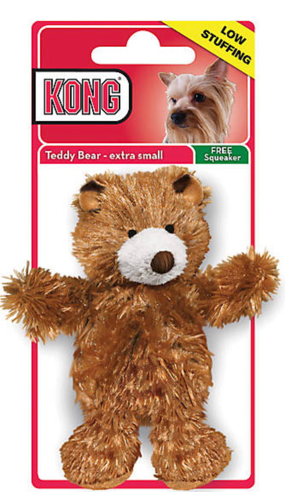 KONG Dr Noyz Plush Teddy Bear Dog Toy