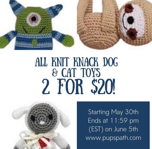 Knit Knack Toys Are Here!
