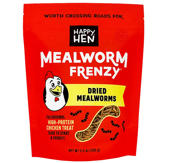 100% Mealworm Frenzy Treats for Chickens