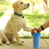 Paw Cleaner w/Bathing Brush and Towel For Dogs