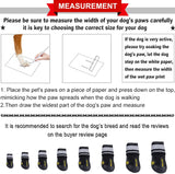 1 Pair Qumy Waterproof Dog  Boots