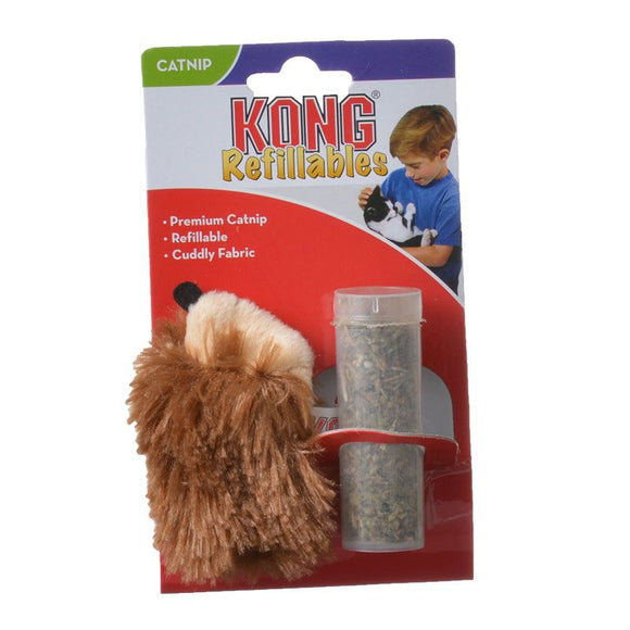 Kong Hedgehog Refillable Catnip Toy - [pups_path]