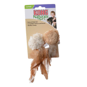 Kong Crinkle Ball with Feathers Cat Toy - [pups_path]