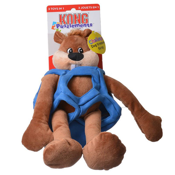 Kong Puzzlements Beaver Dog Toy Large - [pups_path]