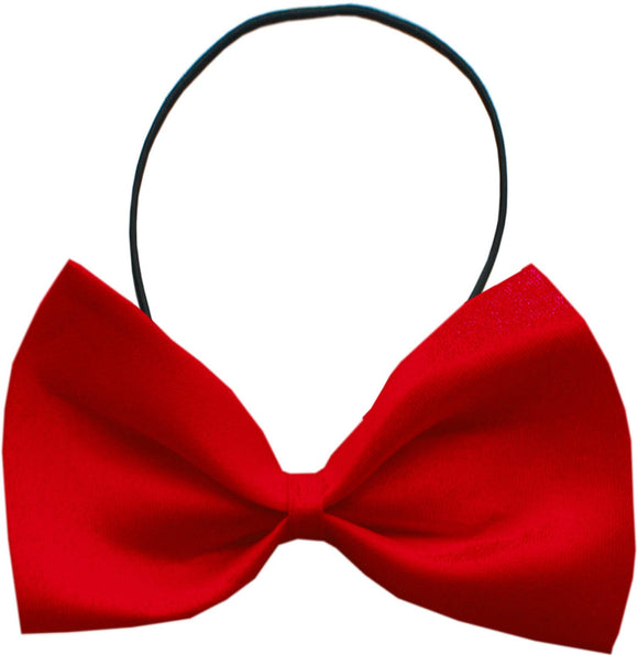 Plain Red Pet Bow Tie