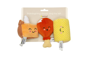 Pearhead Thanksgiving Dinner Dog Toy Set