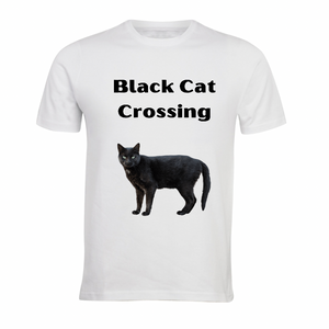 Black Cat Crossing  (Human Shirt)