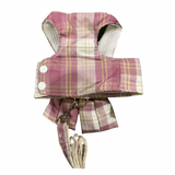 Paw-T Petz Rose Plaid Bow Harness With Leash