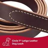 Circle T Latino Leather Lead by Coastal Pet