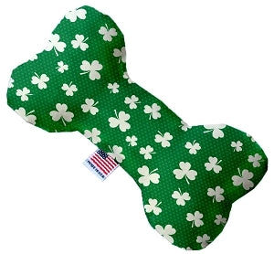 Stuffing Free Bone Dog Toy - Shamrock