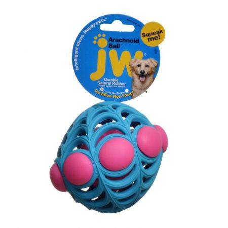 Arachnoid Ball Squeaker Dog Toy by JW Pet