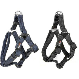 Denim Step-In Harness