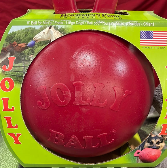 Jolly Horse and Dog Ball 8”