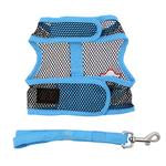 Cool Mesh Dog Harness with Leash - Pirate Octopus Blue and Black