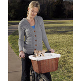 Happy Ride™ Wicker Bicycle Basket