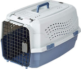 2-Door Top Load Hard-Sided Dog and Cat Kennel Travel Carrier