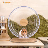Niteangel Super-Silent Hamster Exercise Wheels - Quiet Spinner Hamster Running Wheels with Adjustable Stand