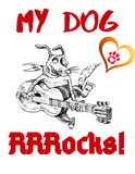 My Dog Rrrrocks Individual Shirt