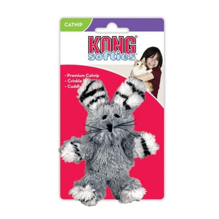 KONG Fuzzy Bunny Softies Cat Toy