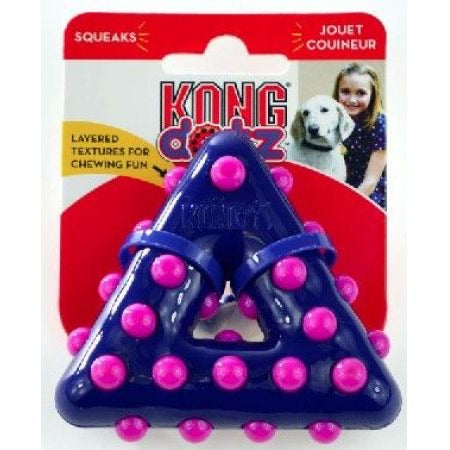KONG Dotz Triangle Dog Toy