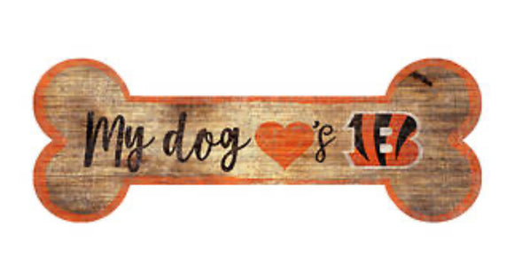 Dog Bone Sign - Bengals