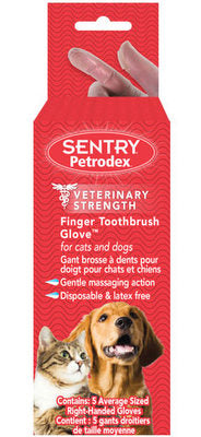 PETRODEX Toothbrush Glove 5ct