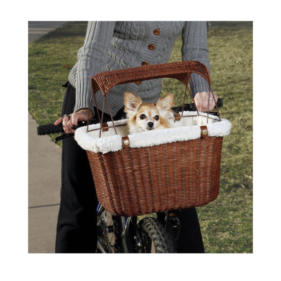 Solvit wicker dog bicycle basket discount