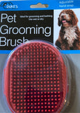 Pet Grooming Brush with Adjustable Strap