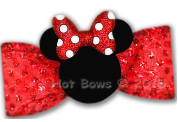Minnie Ears - Red and Black