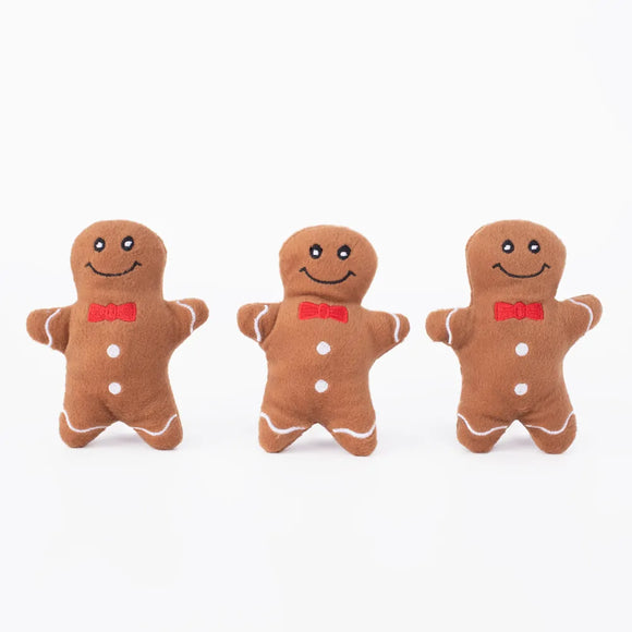 Holiday Miniz 3 Pack- Gingerbread Men