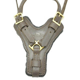 Typhoon Leather Working Dog Harness, Brass Hardware