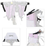 BarkBay Pet Carrier Bicycle Basket Bag Pet Carrier/Booster Backpack with Big Side Pockets