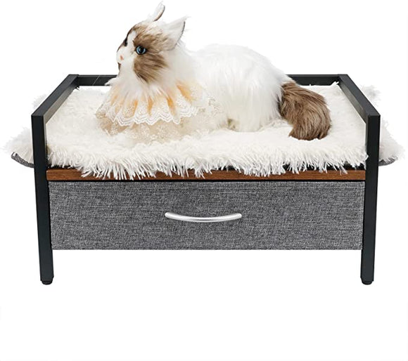Crdoka Pet Cat Bed Frame with Drawer