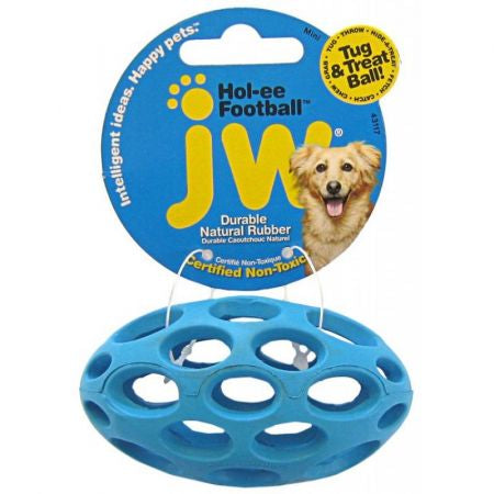 Hol-ee Football Rubber Dog Toy by JW Pet