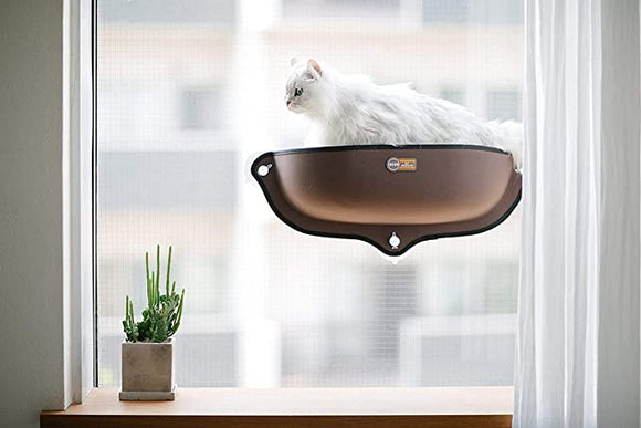 EZ Mount Window Bed Kitty Sill Tan 27 X 11 X 6 Inches