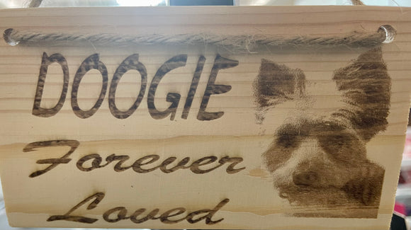 Custom Wood Plaque - Hanging