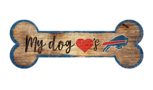 Dog Bone Sign - Buffalo Bills