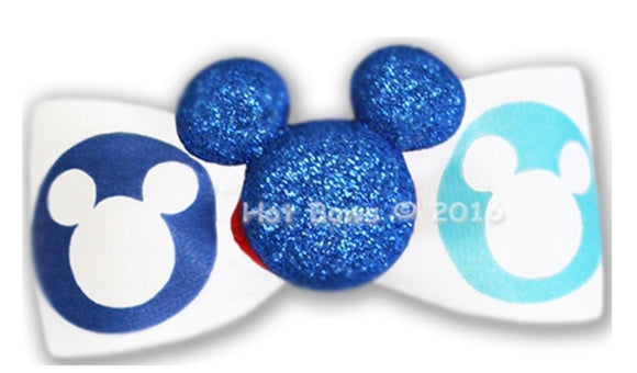 Glitter Mickey Blue