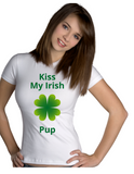 Kiss My Irish Pup  (Human Shirt)